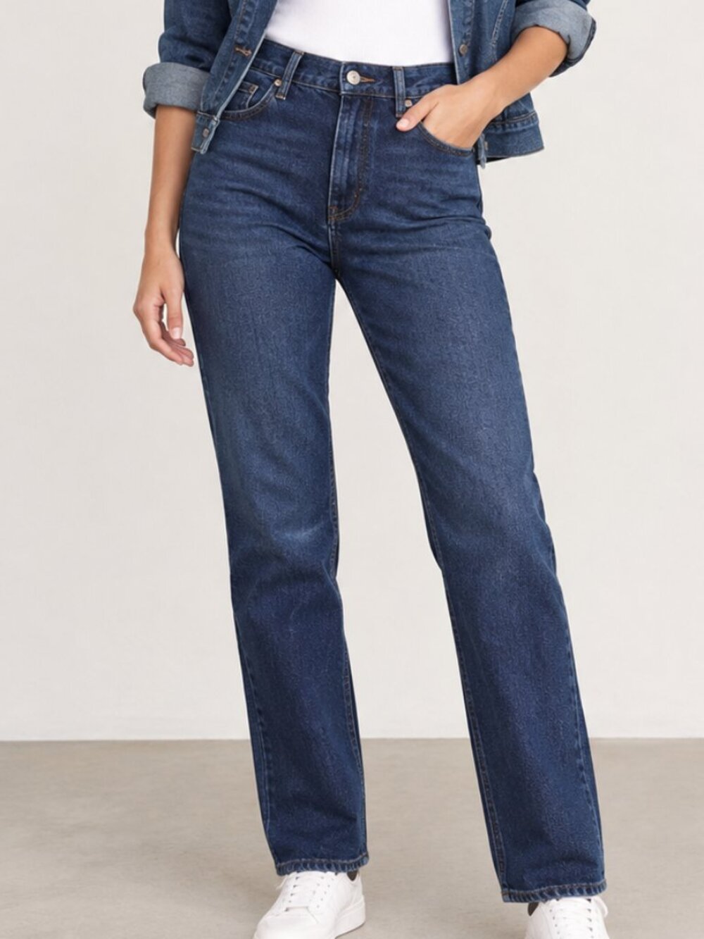 Levi's 724 High Rise Straight Jeans Dark Wash Women's Size 26